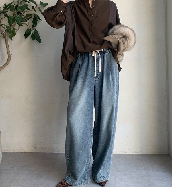  「カットドッキングブラウス」|シャツ・ブラウス|