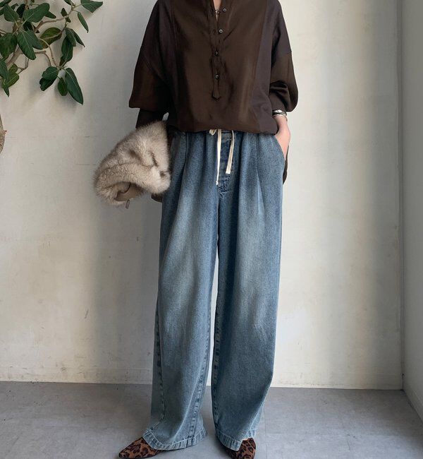  「カットドッキングブラウス」|シャツ・ブラウス|