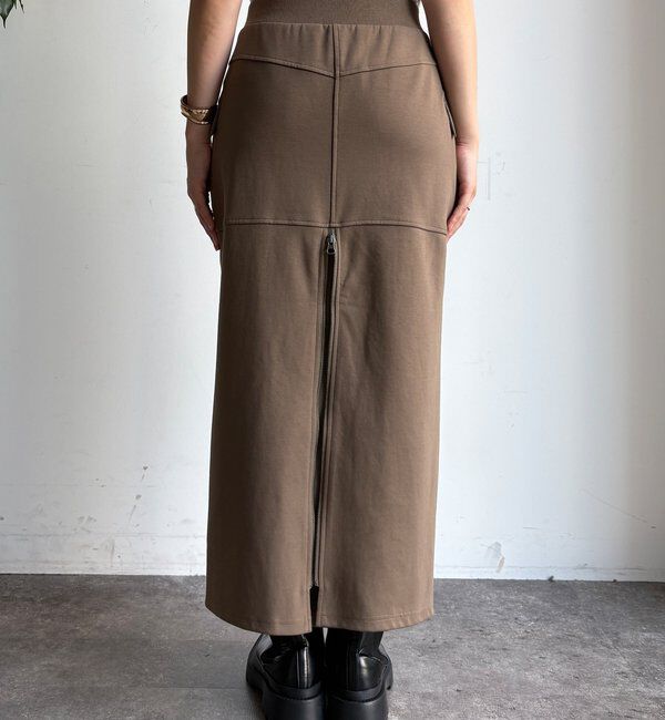  「【セットアップ対応/WEB限定】ポンチバックフレアスカート」|スカート|