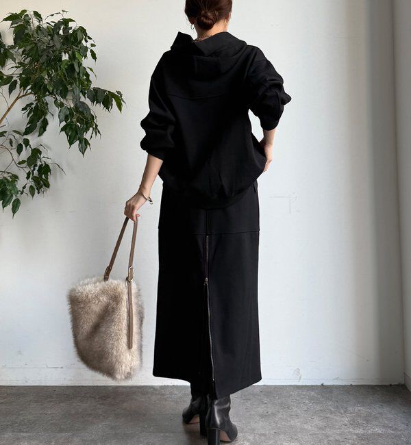  「【セットアップ対応/WEB限定】ポンチバックフレアスカート」|スカート|