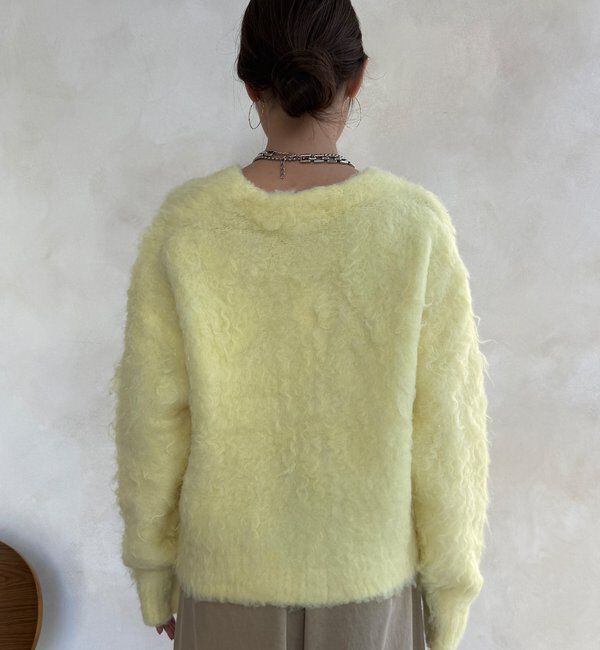  「【WEB限定】ロングシャギーカーディガン」|カーディガン|