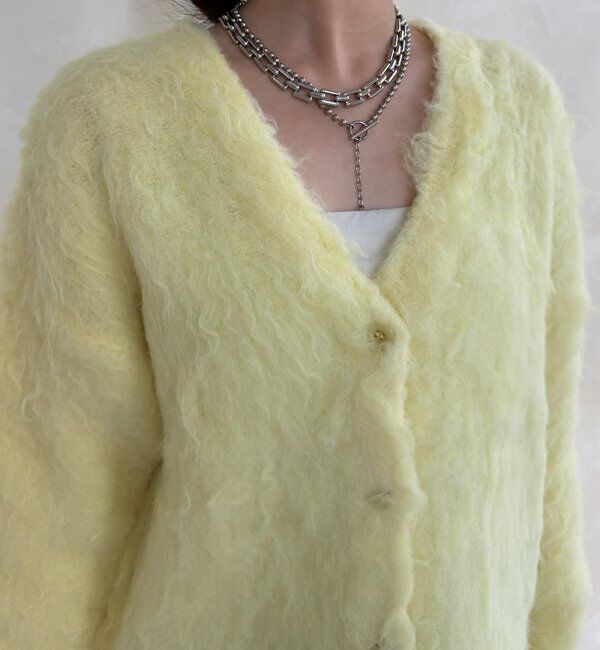  「【WEB限定】ロングシャギーカーディガン」|カーディガン|