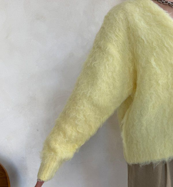  「【WEB限定】ロングシャギーカーディガン」|カーディガン|