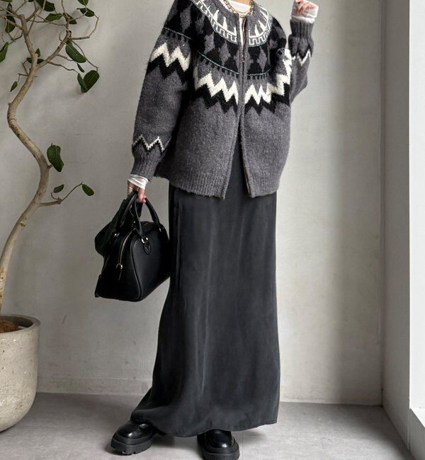  「サテンストレートスカート」|スカート|