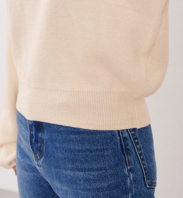  「B シアー配色ニットプルオーバー」|その他|