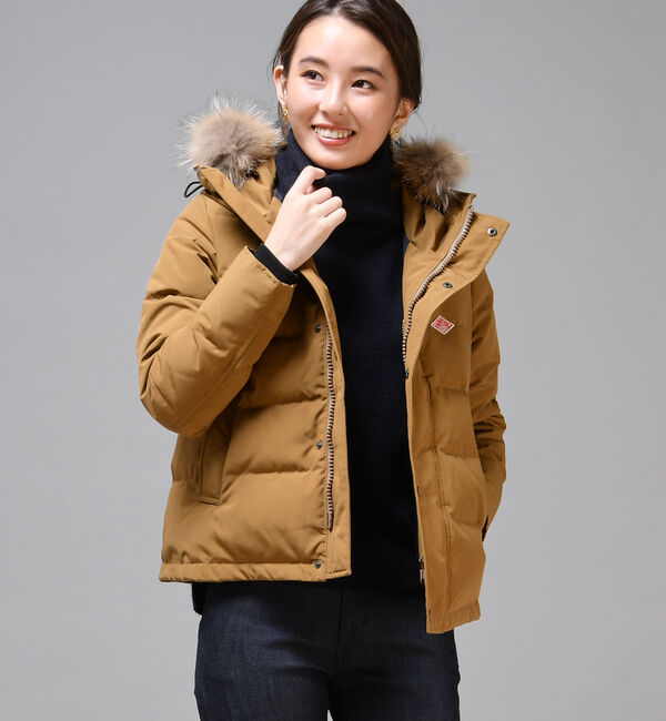 【美品】DANTON ダントン ショート ダウン ジャケット キャメル 38 DANTON(ダントン)】ショートダウンジャケット｜ルミネのファッション