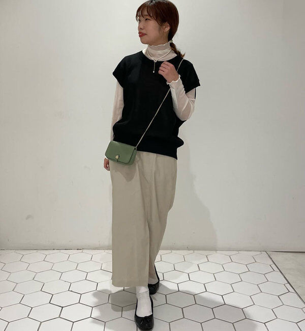  「《オールシーズン着まわせる》ストレッチナロースカート」|スカート|