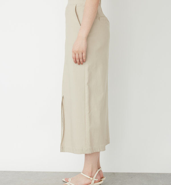  「《オールシーズン着まわせる》ストレッチナロースカート」|スカート|