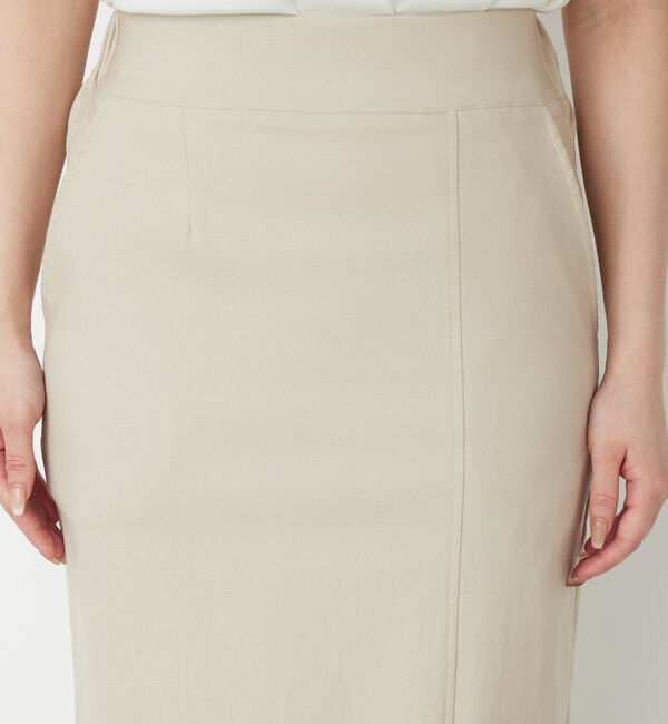  「《オールシーズン着まわせる》ストレッチナロースカート」|スカート|