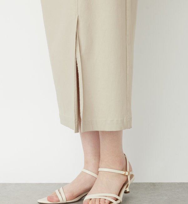  「《オールシーズン着まわせる》ストレッチナロースカート」|スカート|