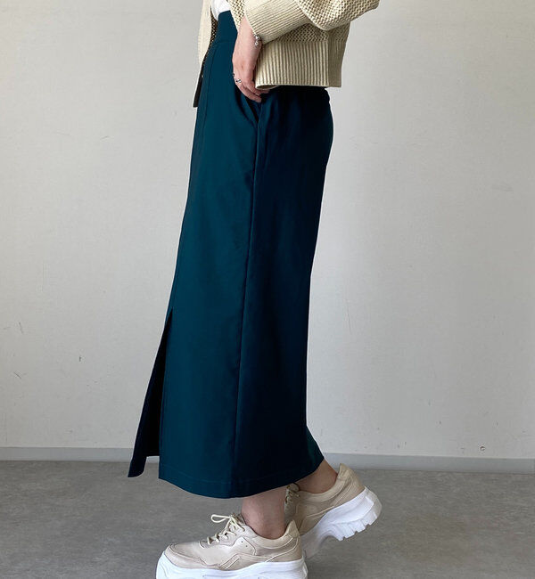  「《オールシーズン着まわせる》ストレッチナロースカート」|スカート|