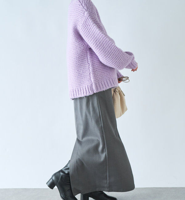  「アルパカタッチローゲージプルオーバー」|ニット・セーター|