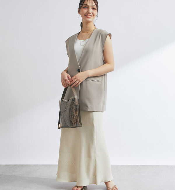  「メッシュフレアスカート」|スカート|