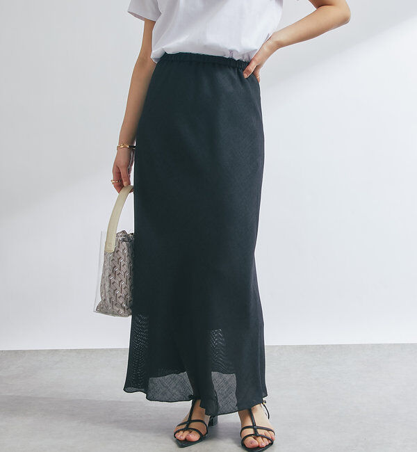 「メッシュフレアスカート」|スカート|