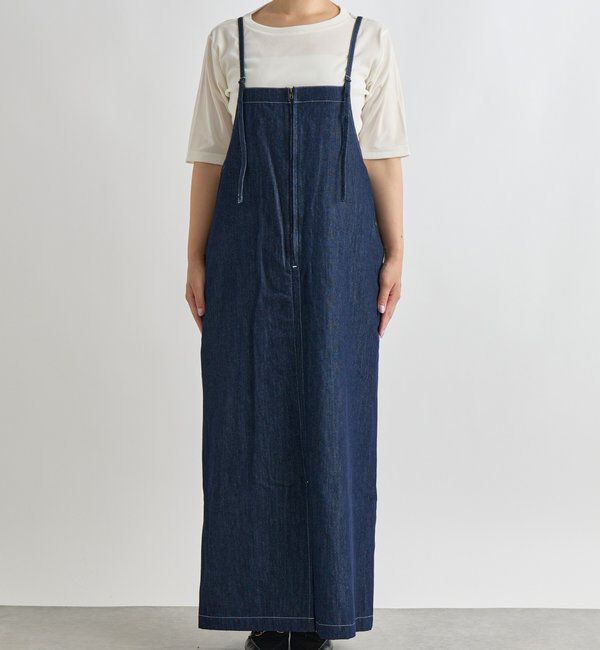  「《1枚で主役級◎》Iラインデニムキャミワンピース」|その他|