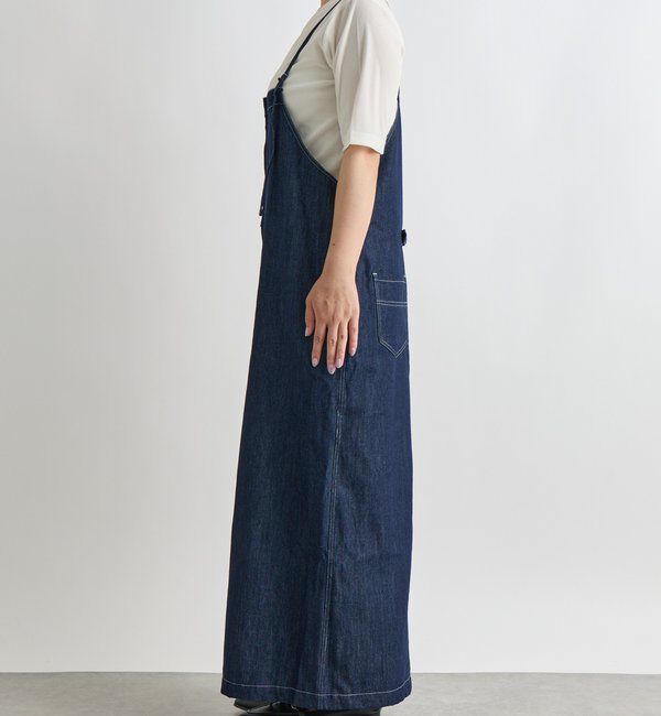  「《1枚で主役級◎》Iラインデニムキャミワンピース」|その他|