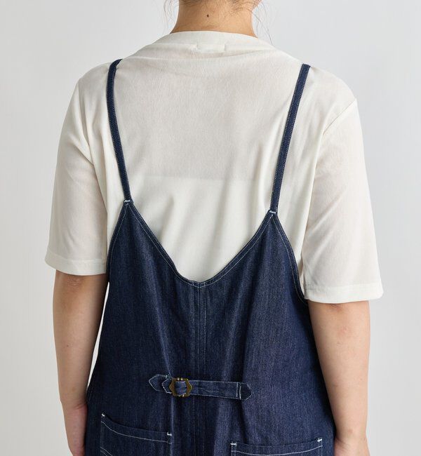  「《1枚で主役級◎》Iラインデニムキャミワンピース」|その他|