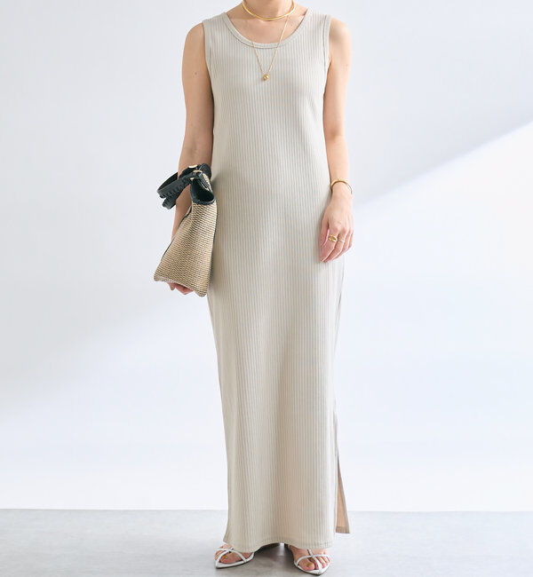  「【マイナス3kg/レビュー高評価☆】2WAYリブタンクワンピース」|ワンピース|