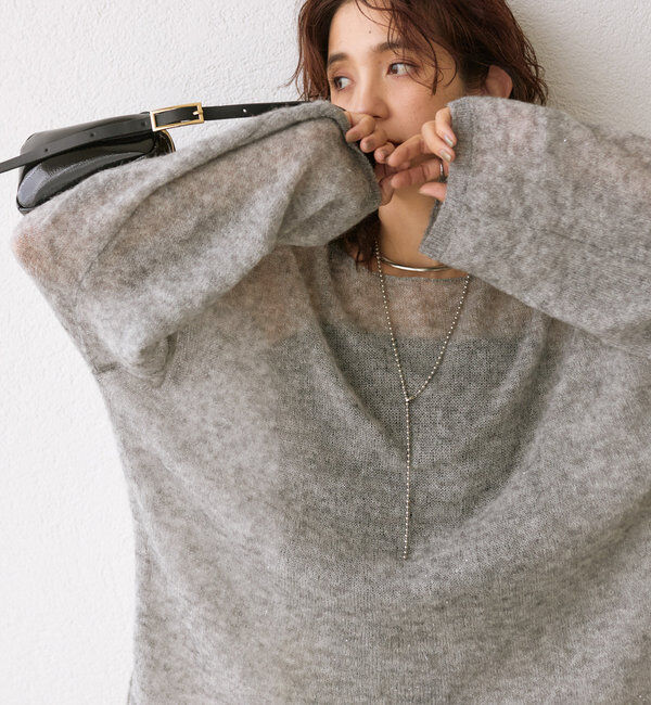  「【R.good(アールドットグッド)】ボールチェーンアジャストネックレス」|リング|