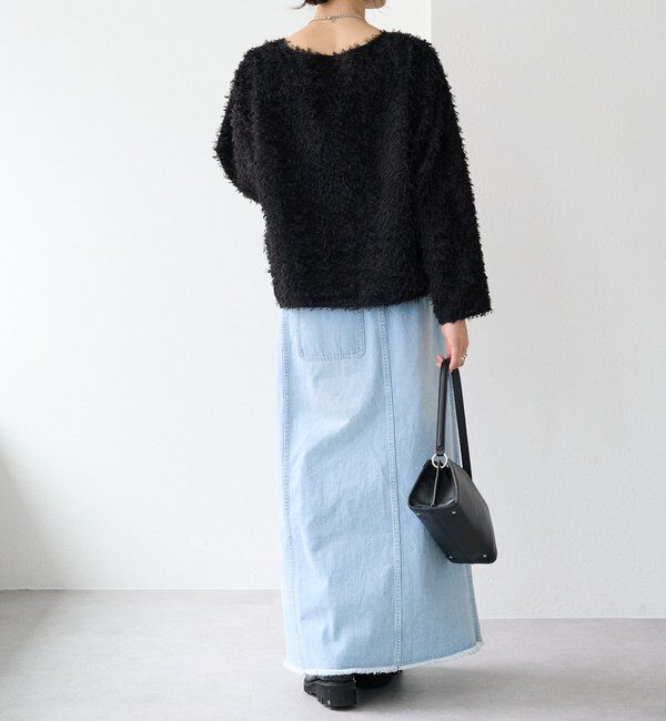  「【オケージョンにも】フェザージャガードブラウス」|シャツ・ブラウス|