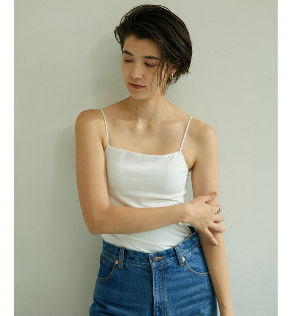 La nature linge「《3サイズ展開》【La nature linge】ベア天竺キャミソール」|インナー|