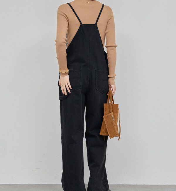  「【サイズ展開あり/長さ調整可能】デニムサロペット」|チノ|