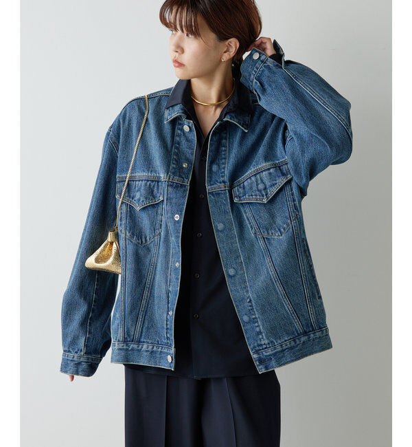  「【PEAS】フォルムGジャン」|デニムジャケット|