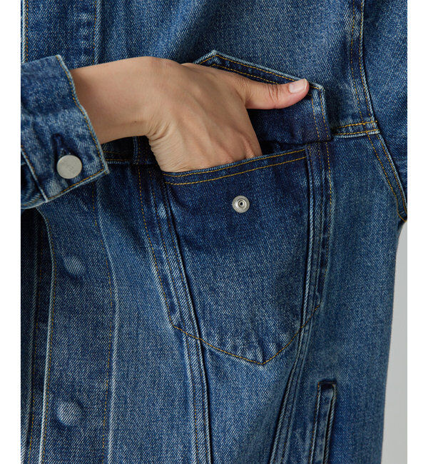  「【PEAS】フォルムGジャン」|デニムジャケット|