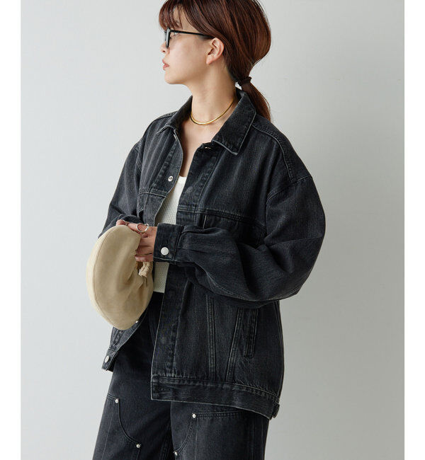  「【PEAS】フォルムGジャン」|デニムジャケット|