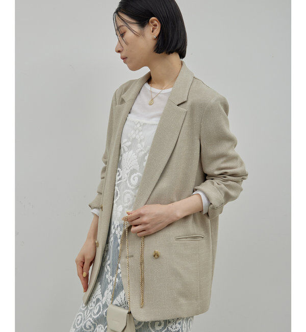  「ツイードジャケット」|テーラードジャケット|