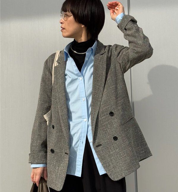  「ツイードジャケット」|テーラードジャケット|