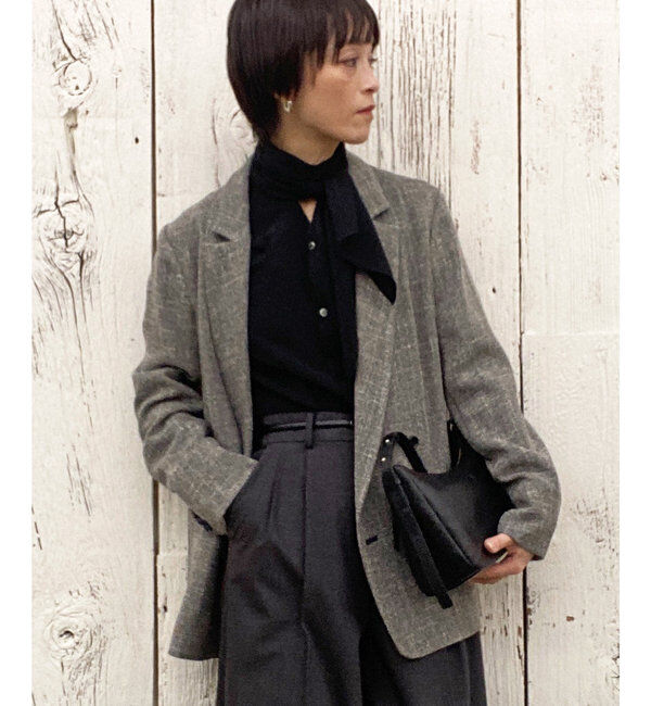  「ツイードジャケット」|テーラードジャケット|