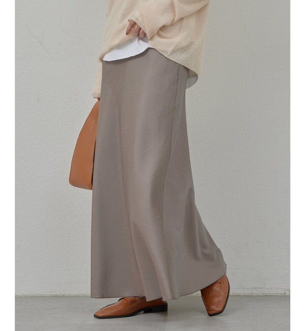  「サテンマーメイドスカート」|スカート|モカ
