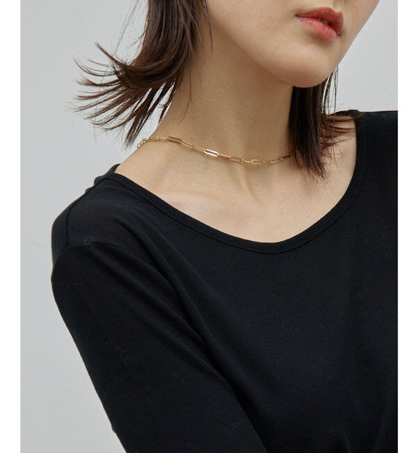  「オーバルチェーンネックレス」|リング|