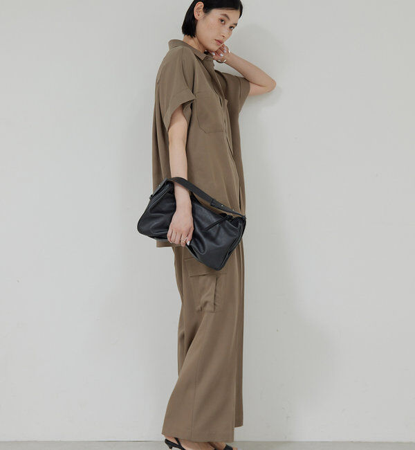  「【セットアップ対応】ミリタリーハーフスリーブシャツ」|シャツ・ブラウス|