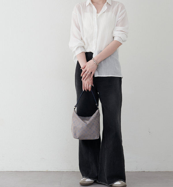  「ナイロンジャガードシンプルショルダーバッグ」|ショルダー・メッセンジャー|