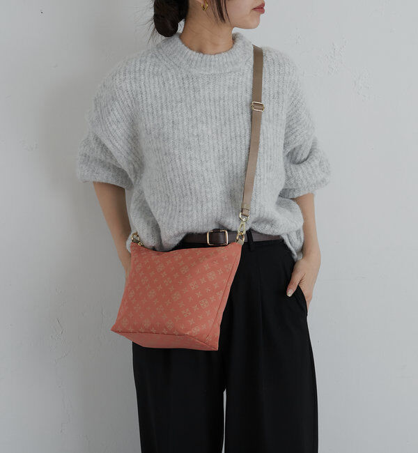  「ナイロンジャガードシンプルショルダーバッグ」|ショルダー・メッセンジャー|