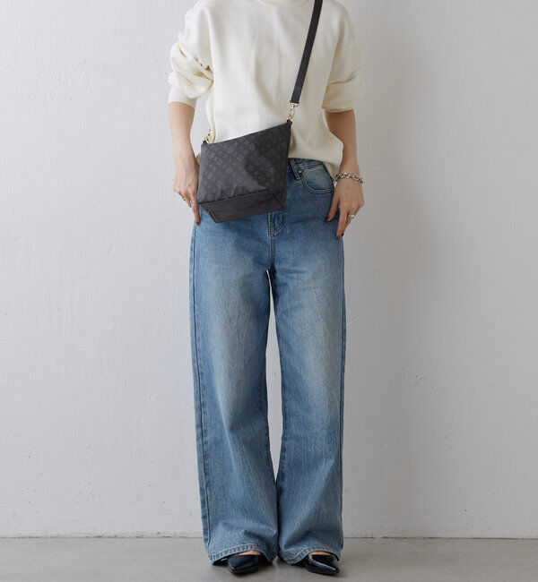  「ナイロンジャガードシンプルショルダーバッグ」|ショルダー・メッセンジャー|