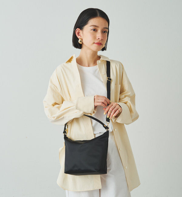  「ナイロンジャガードシンプルショルダーバッグ」|ショルダー・メッセンジャー|