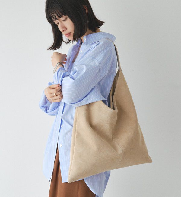  「スエードワンショルダーバッグ」|ショルダー・メッセンジャー|ベージュ