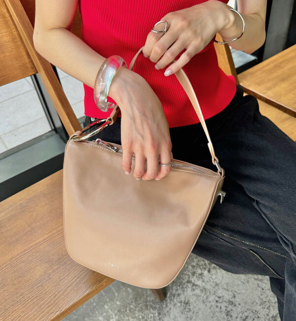  「【4色展開】loti ビーンズハンドルBAG」|トートバッグ|ベージュ