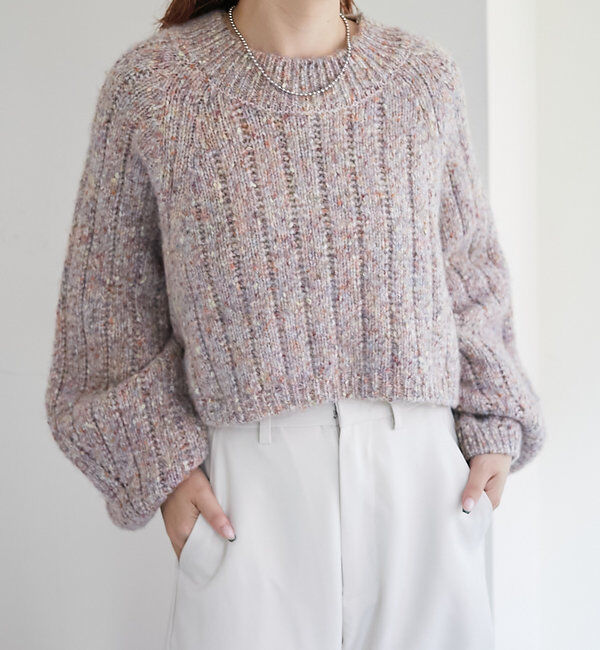  「MIXバックシャンニット」|ニット・セーター|
