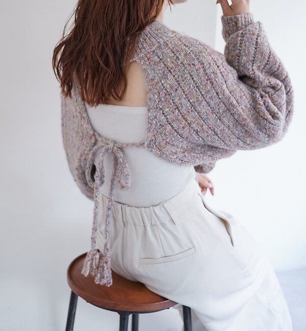  「MIXバックシャンニット」|ニット・セーター|