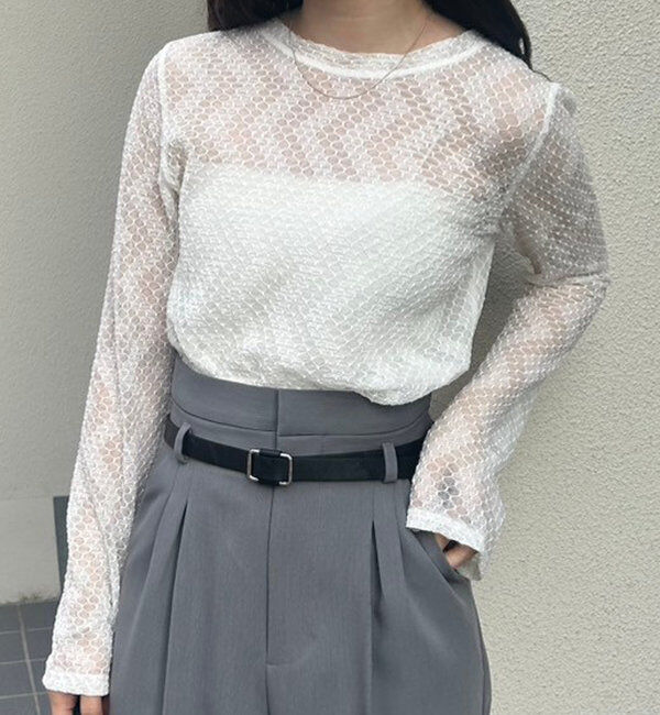  「レースプルオーバー」|Tシャツ・カットソー|