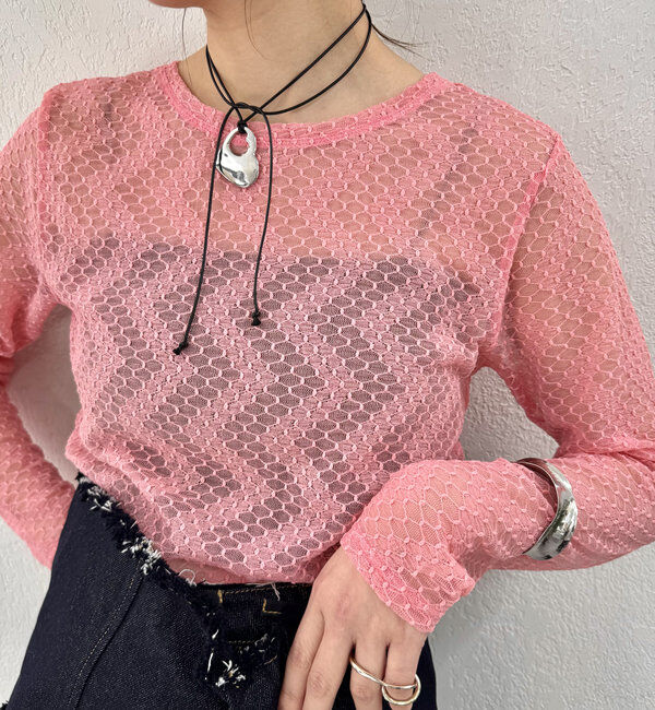  「レースプルオーバー」|Tシャツ・カットソー|