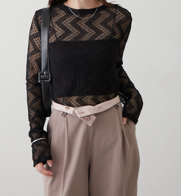  「レースプルオーバー」|Tシャツ・カットソー|