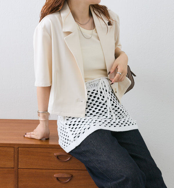  「半袖ショートジャケット」|その他|