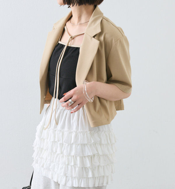  「半袖ショートジャケット」|その他|