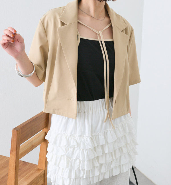  「半袖ショートジャケット」|その他|