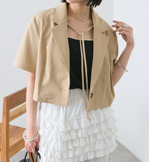  「半袖ショートジャケット」|その他|